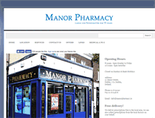 Tablet Screenshot of manorpharmacy.ie